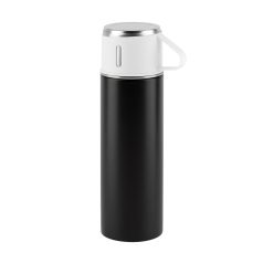   Sticla termos, 490 ml, 2502E16307, Everestus, ⌀67 x 230 mm, Otel, Negru