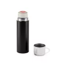 Sticla termos, 490 ml, 2502E16307, Everestus, ⌀67 x 230 mm, Otel, Negru