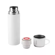   Sticla termos, 490 ml, 2502E16306, Everestus, ⌀67 x 230 mm, Otel, Alb