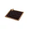Suport de vase, 2509E15092, Everestus, 200x200 mm, Bumbac, Negru