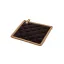 Suport de vase, 2509E15092, Everestus, 200x200 mm, Bumbac, Negru