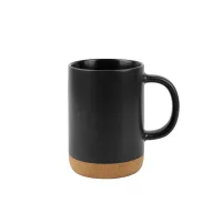   Cana 320 ml, 2509E15097, Everestus, Ø77x105 mm, Ceramica, Negru