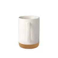   Cana 320 ml, 2509E15095, Everestus, Ø77x105 mm, Ceramica, Alb pastelat