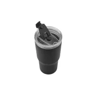   Cana de voiaj, 600 ml, 2509E15115, Everestus, Ø86x168 mm, Otel, Negru