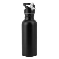   Sticla de apa 690 ml, Everestus, 2601E13429, Ø72x237 mm, Otel, Negru