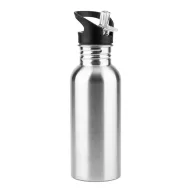   Sticla de apa 690 ml, Everestus, 2601E13428, Ø72x237 mm, Otel, Argintiu satinat