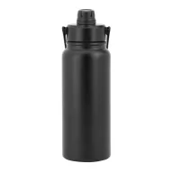   Sticla de apa 830 ml, Everestus, 2601E13329, Ø85x264 mm, Otel, Negru