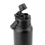   Sticla de apa 830 ml, Everestus, 2601E13329, Ø85x264 mm, Otel, Negru