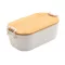 Caserola pentru alimente, 1000 ml, Everestus, 2601E13572, 200x107x70 mm, Polipropilena, Bambus, Alb