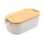 Caserola pentru alimente, 1000 ml, Everestus, 2601E13572, 200x107x70 mm, Polipropilena, Bambus, Alb