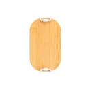 Caserola pentru alimente, 1000 ml, Everestus, 2601E13572, 200x107x70 mm, Polipropilena, Bambus, Alb