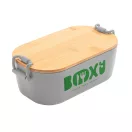 Caserola pentru alimente, 1000 ml, Everestus, 2601E13574, 200x107x70 mm, Polipropilena, Bambus, Gri deschis