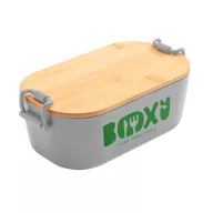   Caserola pentru alimente, 1000 ml, Everestus, 2601E13574, 200x107x70 mm, Polipropilena, Bambus, Gri deschis