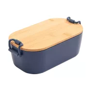   Caserola pentru alimente, 1000 ml, Everestus, 2601E13573, 200x107x70 mm, Polipropilena, Bambus, Albastru marin