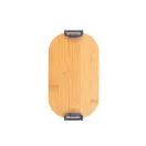 Caserola pentru alimente, 1000 ml, Everestus, 2601E13573, 200x107x70 mm, Polipropilena, Bambus, Albastru marin
