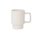 Cana 330 ml, Everestus, 2601E13523, Ø78x105 mm, Ceramica, Alb pastelat