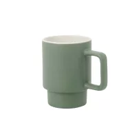   Cana 330 ml, Everestus, 2601E13527, Ø78x105 mm, Ceramica, Verde army