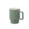 Cana 330 ml, Everestus, 2601E13527, Ø78x105 mm, Ceramica, Verde army