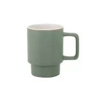   Cana 330 ml, Everestus, 2601E13527, Ø78x105 mm, Ceramica, Verde army