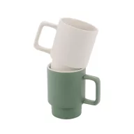   Cana 330 ml, Everestus, 2601E13527, Ø78x105 mm, Ceramica, Verde army