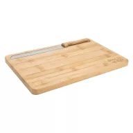   Tocator de paine cu cutit inclus, Everestus, 2610E19136, Fara maner, 355x236x29 mm, Bambus, Natur