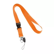   Lanyard, 20x530 mm, Everestus, 20SEP1440, Poliester, Portocaliu