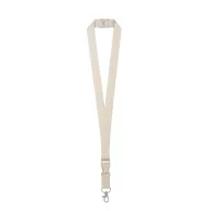 Lanyard, Everestus, 22FEB1110, 20x510 mm, Bumbac, Natur