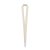 Lanyard, Everestus, 22FEB1114, 20x480 mm, Bumbac, Natur