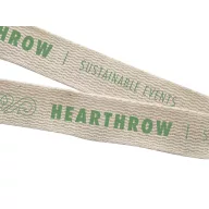 Lanyard, Everestus, 22FEB1114, 20x480 mm, Bumbac, Natur