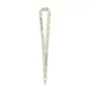 Lanyard, Everestus, 22FEB1114, 20x480 mm, Bumbac, Natur