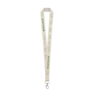 Lanyard, Everestus, 22FEB1114, 20x480 mm, Bumbac, Natur
