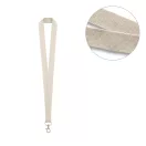 Lanyard, Everestus, 22FEB1114, 20x480 mm, Bumbac, Natur