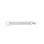 Snur Lanyard'IN, 2601E13413, 20x150 mm, Poliester, Alb