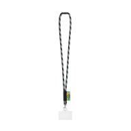   Snur Lanyard'IN, 2601E13765, Ø7x470 mm, Poliamida, Negru