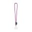 Snur Lanyard'IN, 2601E13772, Ø7x470 mm, Poliamida, Roz hexacrom