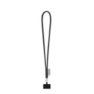   Snur Lanyard'IN, 2601E13468, Ø7x470 mm, Poliamida, Negru