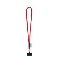   Snur Lanyard'IN, 2601E13469, Ø7x470 mm, Poliamida, Rosu