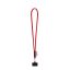 Snur Lanyard'IN, 2601E13469, Ø7x470 mm, Poliamida, Rosu