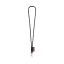 Snur Lanyard'IN, 2601E13580, Ø7x470 mm, Poliester, Alb, Negru