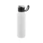 Sticla de apa, Everestus, 2610E18327, 670 ml, Cu maner, Ø65x248 mm, Otel inoxidabil, Alb