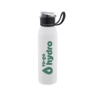  Sticla de apa, Everestus, 2610E18327, 670 ml, Cu maner, Ø65x248 mm, Otel inoxidabil, Alb