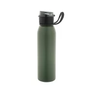   Sticla de apa, Everestus, 2610E18330, 670 ml, Cu maner, Ø65x248 mm, Otel inoxidabil, Verde Army