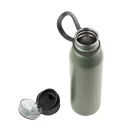 Sticla de apa, Everestus, 2610E18330, 670 ml, Cu maner, Ø65x248 mm, Otel inoxidabil, Verde Army