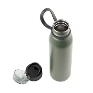   Sticla de apa, Everestus, 2610E18330, 670 ml, Cu maner, Ø65x248 mm, Otel inoxidabil, Verde Army