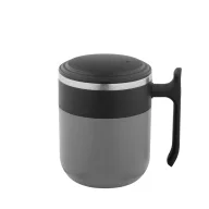   Cana de voiaj, Everestus, 2610E18486, 400 ml, Ø86x110 mm, Otel inoxidabil, Gri