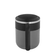  Cana de voiaj, Everestus, 2610E18486, 400 ml, Ø86x110 mm, Otel inoxidabil, Gri