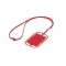 Suport card cu lanyard, 57x86x4 mm, Everestus, 20SEP1274, Silicon, Rosu
