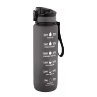   Sticla de apa, Everestus, 2610E18317, 1060 ml, Cu maner, 110 Ø75x270 mm, Plastic, Negru
