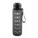 Sticla de apa, Everestus, 2610E18317, 1060 ml, Cu maner, 110 Ø75x270 mm, Plastic, Negru