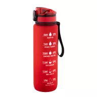   Sticla de apa, Everestus, 2610E18318, 1060 ml, Cu maner, 110 Ø75x270 mm, Plastic, Rosu